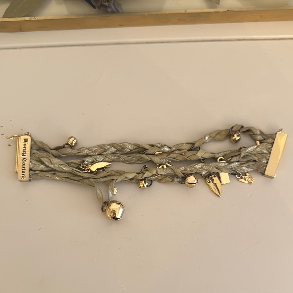Disney couture suede and gold Bracelet
